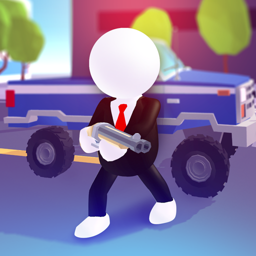 In Rage Road, a white-perfect agent is visible killing criminals on the street.