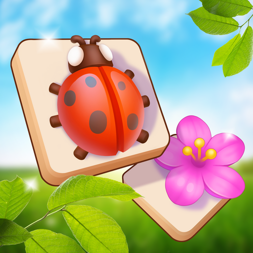 The Zen Match APK is a tranquil Zen room embellished with colorful tiles.