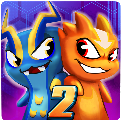 Screenshot of the Slugterra: Slug it Out 2 APK game displaying off the colorful Shape-3 functions and fierce slug fight.