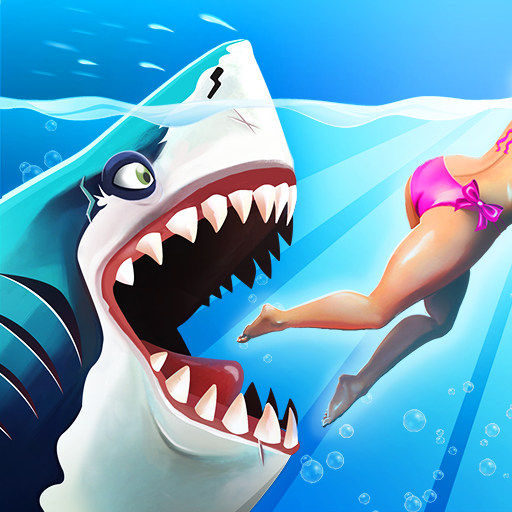 Immerse yourself in the breathtaking 3D world of sharks with the Hungry Shark World APK.