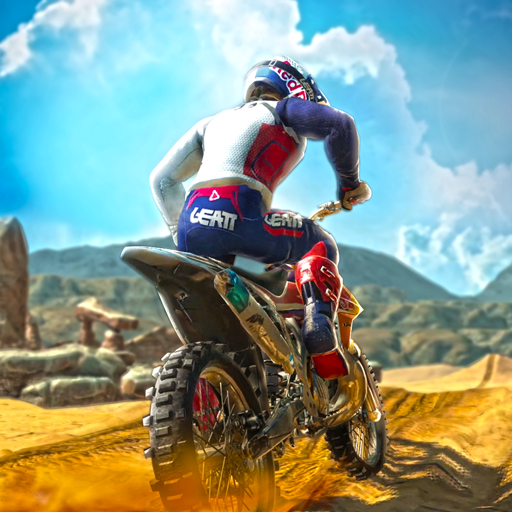 In the mobile game Dirt Bike Unchained, a mud-blanketed racer pulls off a daring trick on an unforgiving off-road course.