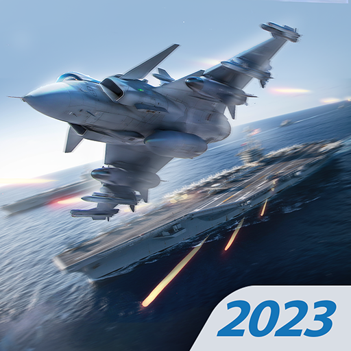 Supersonic jet combatants are controlled by the participant within the motion-packed environment of Modern Warplanes APK.