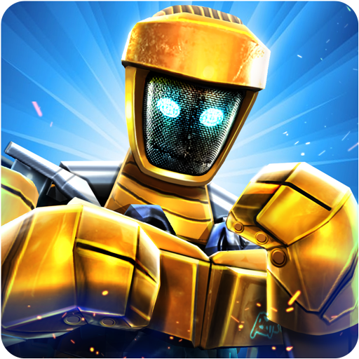 The Real Steel World Robot Boxing APK shows violent combat between strong robots.