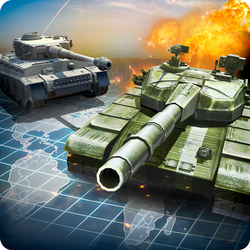 Tank in Iron Force APK wreaking havoc