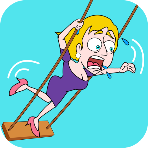 In the Save the Girl APK, a girl is seen resolving riddles and conquering challenges.