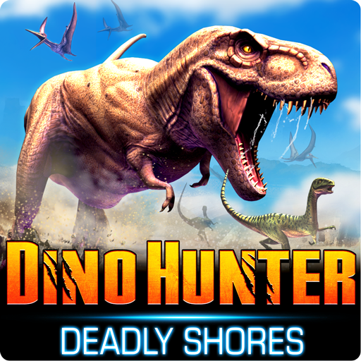 Screenshot of Dino Hunter: Deadly Shores APKs furious dinosaur-searching movement