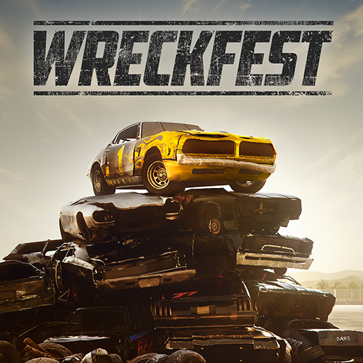 a thrilling visual depicting the exhilarating vehicle mayhem of Wreckfest APK.