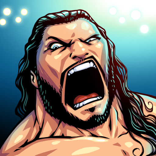 Superheroes in The Muscle Hustle APK's movement-packed wrestling fits