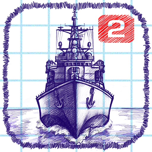 In Sea Battle 2, an anxious naval battle sequence demonstrates a strategic struggle.