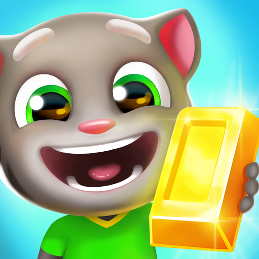 Join Tom in a thrilling pursuit after the sneaky burglar in Talking Tom Gold Run APK!