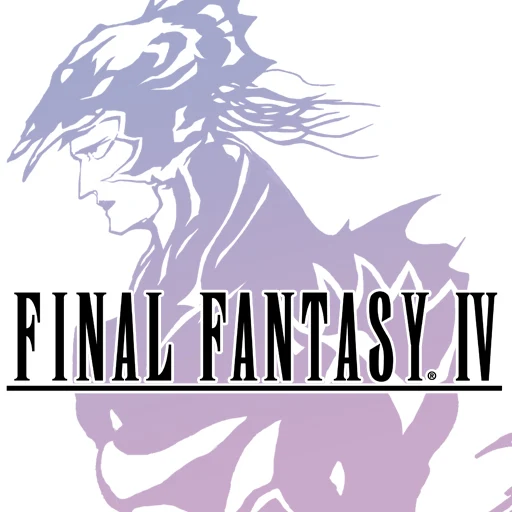 In Final Fantasy IV APK, Cecil Harvey, the Dark Knight, is visible with a formidable sword.