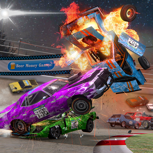 Competitive vehicle layout in Demolition Derby 3 APK