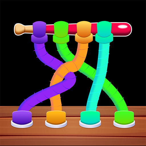 In the game Image Tangle Master 3D APK, you need to untangle a colorful knot.