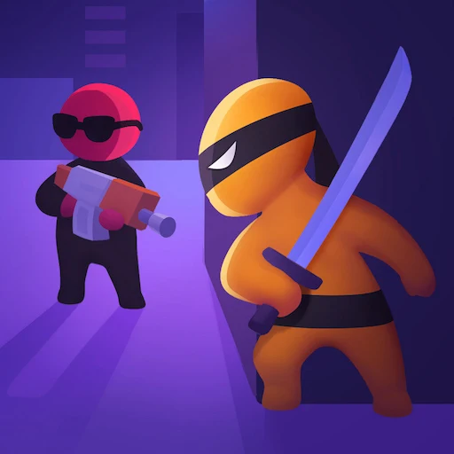 Ninjas in motion reveal the interesting fight and journey in Stealth Master APK.