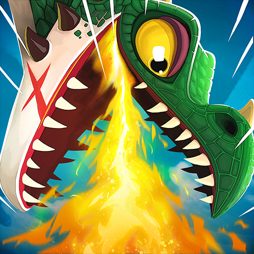 In Hungry Dragon APK, a terrifying dragon soars through the air at the same time as snatching its victims and releasing respiratory flames.