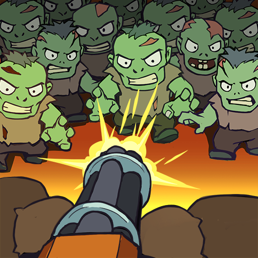 In the game Zombie Idle Defense, a collection of properly armed survivors guard themselves against a swarm of dangerous zombies.