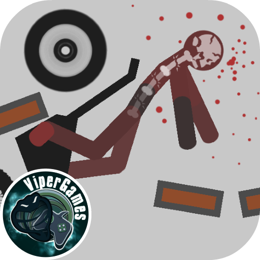 A screenshot from the Stickman Dismounting APK suggests a quick-moving collision with a vehicle.