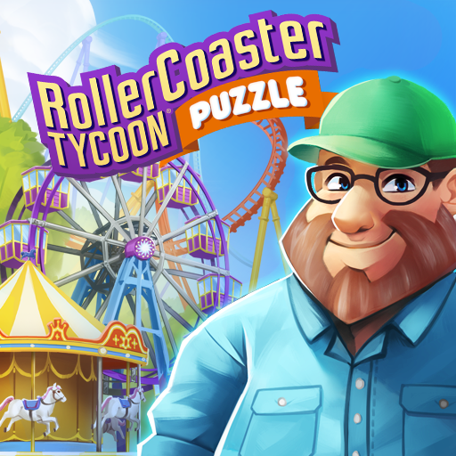 Rebuild an abandoned subject matter park in RollerCoaster Tycoon Story APK by solving captivating fit-three puzzles.