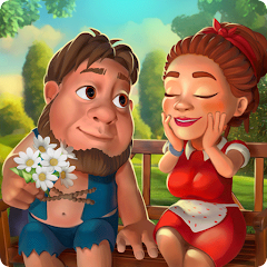 The Tribez APK screenshot suggests energetic farming, exploring, and community lifestyles.