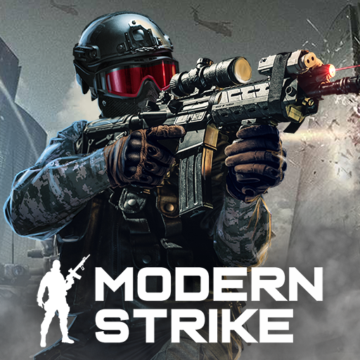 An image from Modern Strike Online indicates the games sensible visuals and violent firefights.