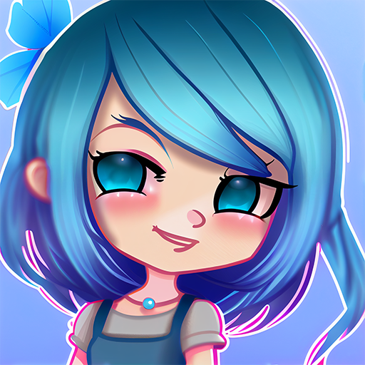 A cute chibi individual that performs approximately and shows off the amusement and adaptability of character customization in Gacha Animator APK.