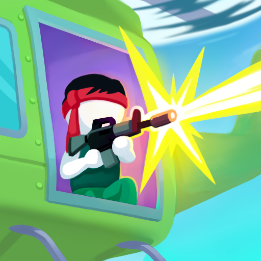 In HellCopter, a pilot is seen in action, piloting a helicopter amid fierce combat.