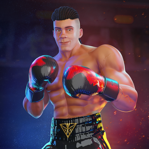 A character from Fitness Gym Bodybuilding Pump APK is practicing weightlifting.